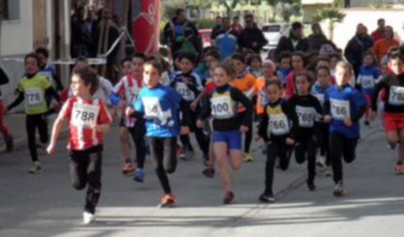 Imagen de la carrera de menores de la Legua de este año de Valverde del Majano. / E lAdelantado