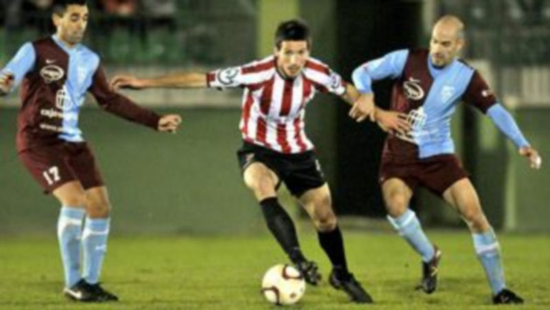 Un jugador de la UD Logroñés