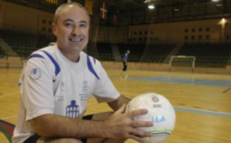 El entrenador de fútbol sala Luis Martín