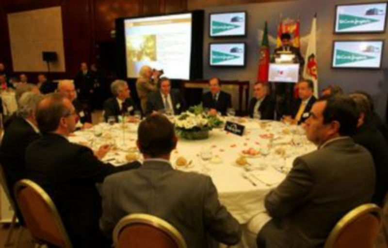 Almuerzo empresarial organizado por la Cámara de Comercio Hispano-Lusa.