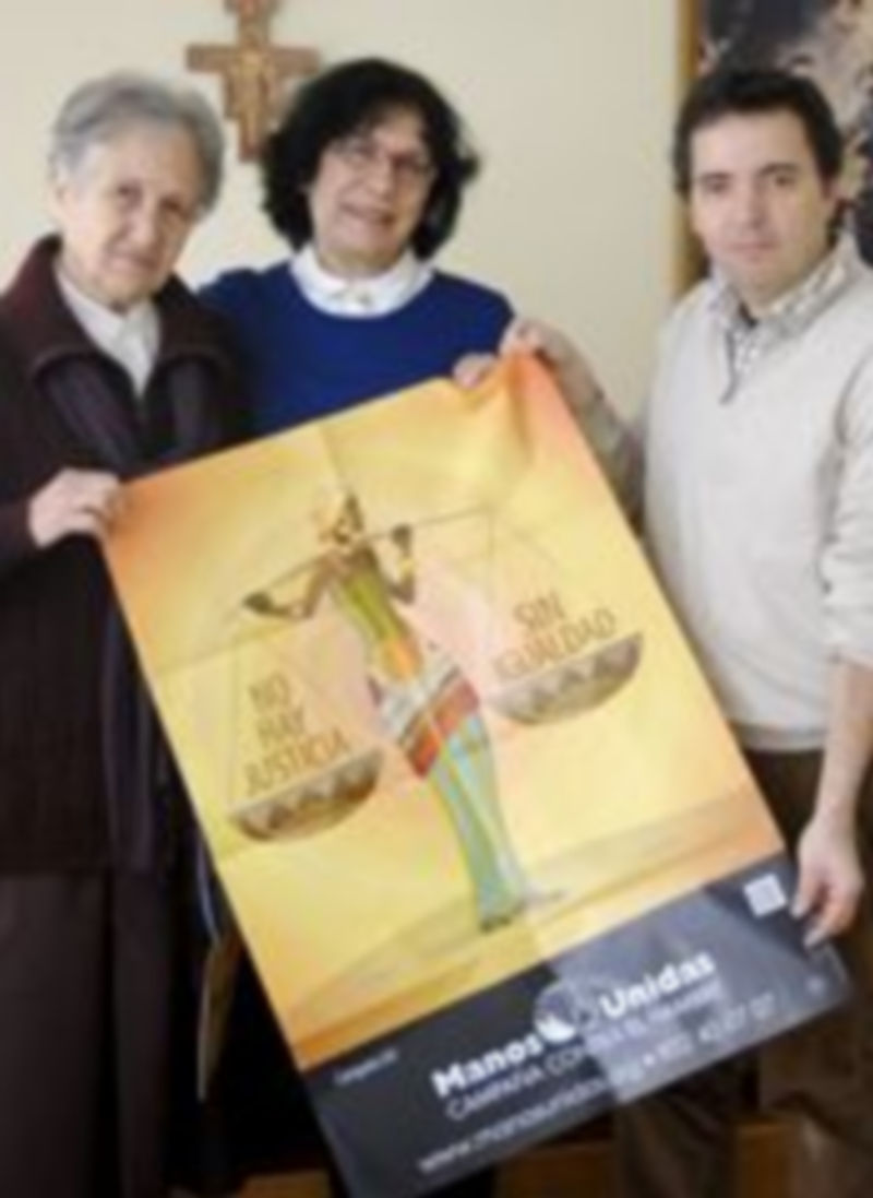 Un momento de la rueda de prensa en el Obispado de Segovia./ ALBERTO BENAVENTE