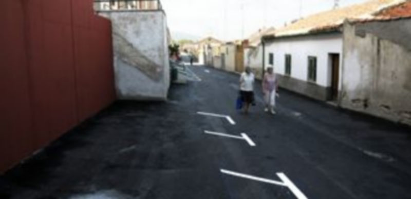 Aspecto de la calle Manuel de Falla