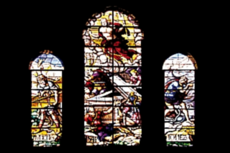 El arte frágil de las vidrieras de la Catedral 1 La Resurección