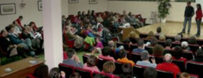 El salón de actos de la residencia Emperador Teodosio