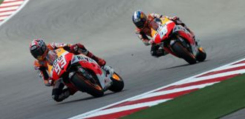 Los dos corredores españoles