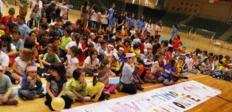 Un buen número de niños