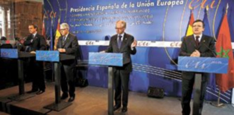 El presidente  Zapatero