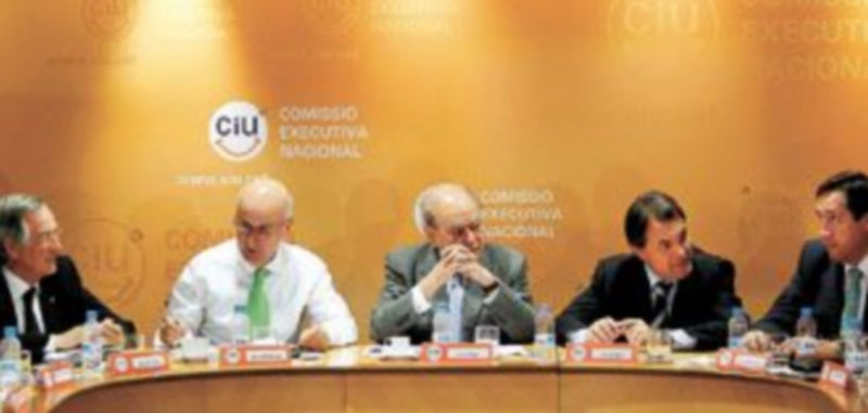 Los lideres de CiU Xavier Trias (i)