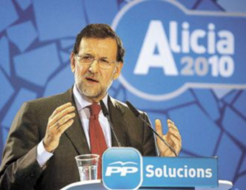 El presidente del Partido Popular