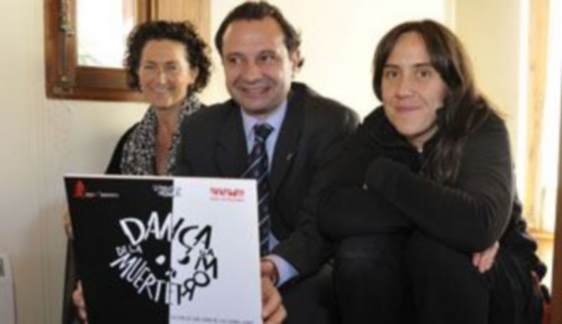 Un momento de la presentación de la obra de teatro. / JUAN MARTÍN