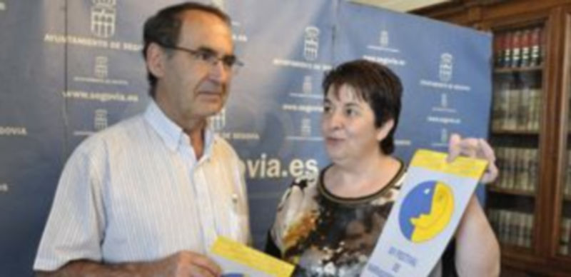 Clara Luquero e Ignacio Sanz en la presentación del Festival. / JUAN MARTÍN