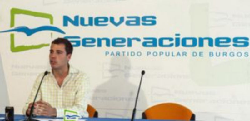 El burgalés Daniel Sualdea presenta su candidatura para las elecciones de Nuevas Generaciones 1 ./ICAL