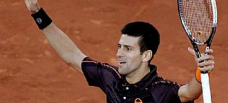 El tenista serbio Novak Djokovic tras imponerse por 7-5 y 6-4
