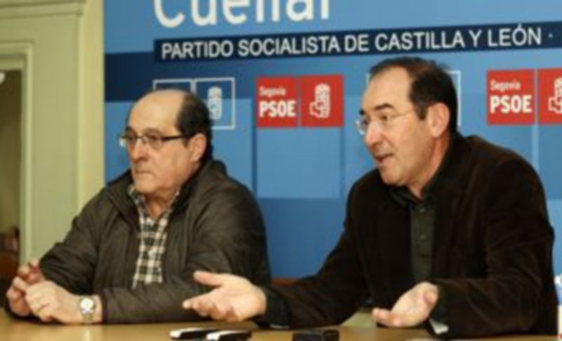 Octavio Cantalejo (dcha) y Mariano Herguedas en la rueda de prensa./ GABRIEL GÓMEZ