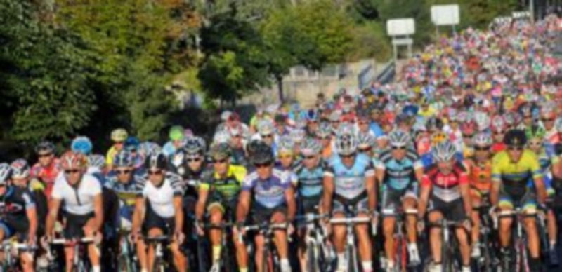 El pelotón de ciclistas