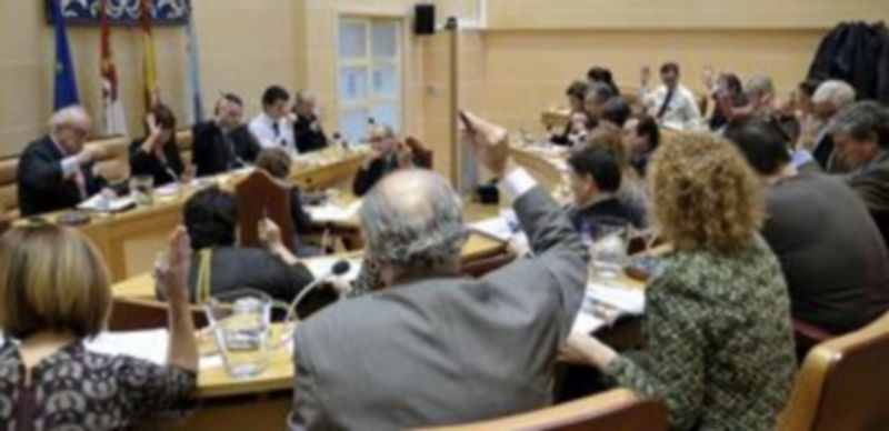 Un momento del pleno de ayer