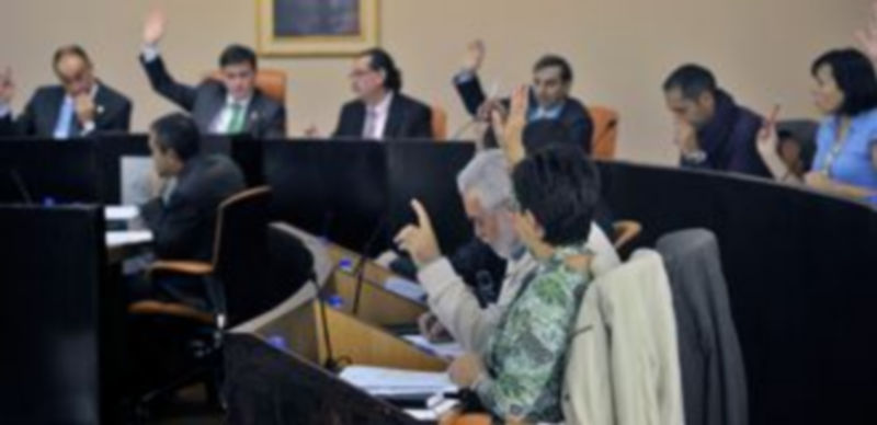 La financiación de los servicios sociales provinciales, garantizada 1 Un momento del pleno provincial celebrado en la Diputación.