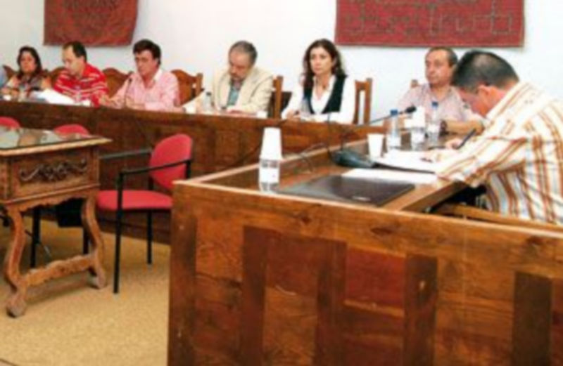 Un momento del pleno celebrado el pasado viernes. / Gabriel Gómez