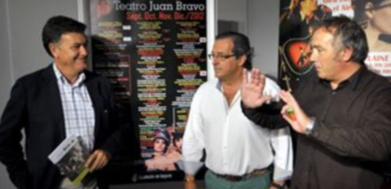 Los responsables del teatro y la Diputación