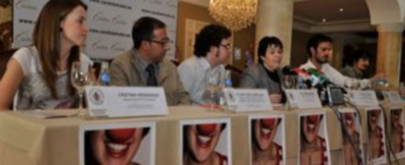 Un momento de la presentación del programa en Hotel Cándido