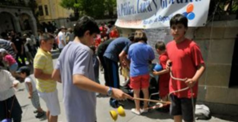 Una de las actividades dirigidas a los niños segovianos. / KAMARERO
