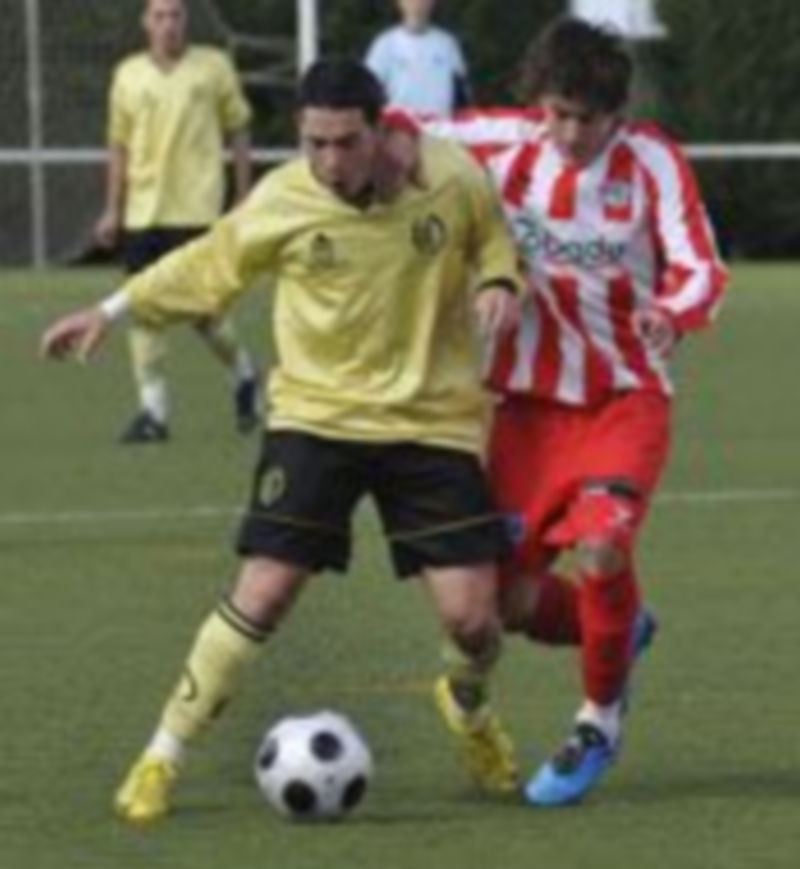 Instante del encuentro de la primera vuelta entre el Quintanar y el Zamora. / J.M.