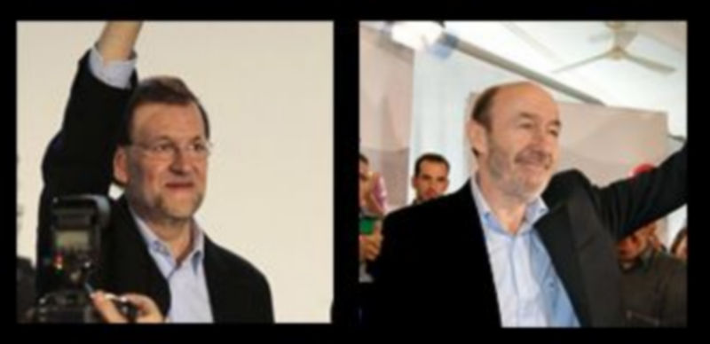 Mariano Rajoy y Alfredo Pérez Rubalcaba./EUROPA PRESS