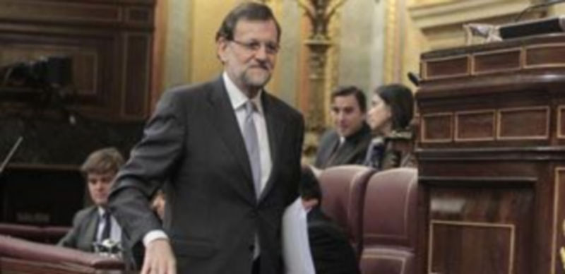 Mariano Rajoy durante la apertura del Debate sobre el Estado de la Nación