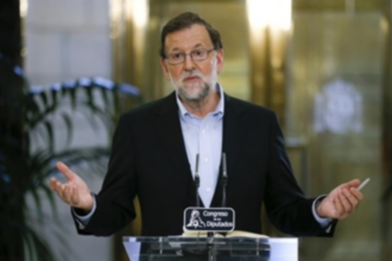 Rajoy se presenta a la investidura con la confianza de que será elegido 1 El presidente del Gobierno en funciones