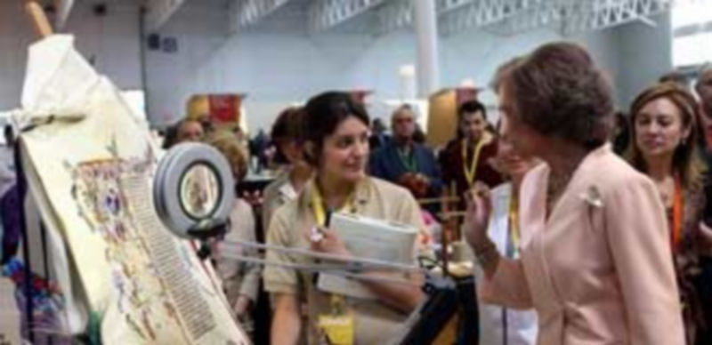 La reina Sofía inaugura la VIII Bienal Ar&PA 2012./ICAL