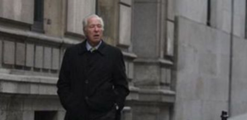 Ricardo Romero de Tejada minutos antes de prestar declaración como imputado en el caso Bankia