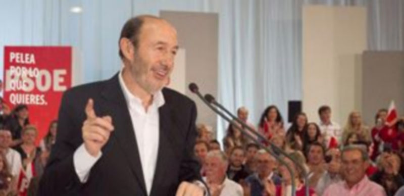 El candidato del PSOE al Gobierno de España