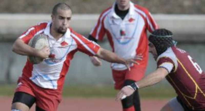 Un jugador del Azulejos Tabanera Lobos