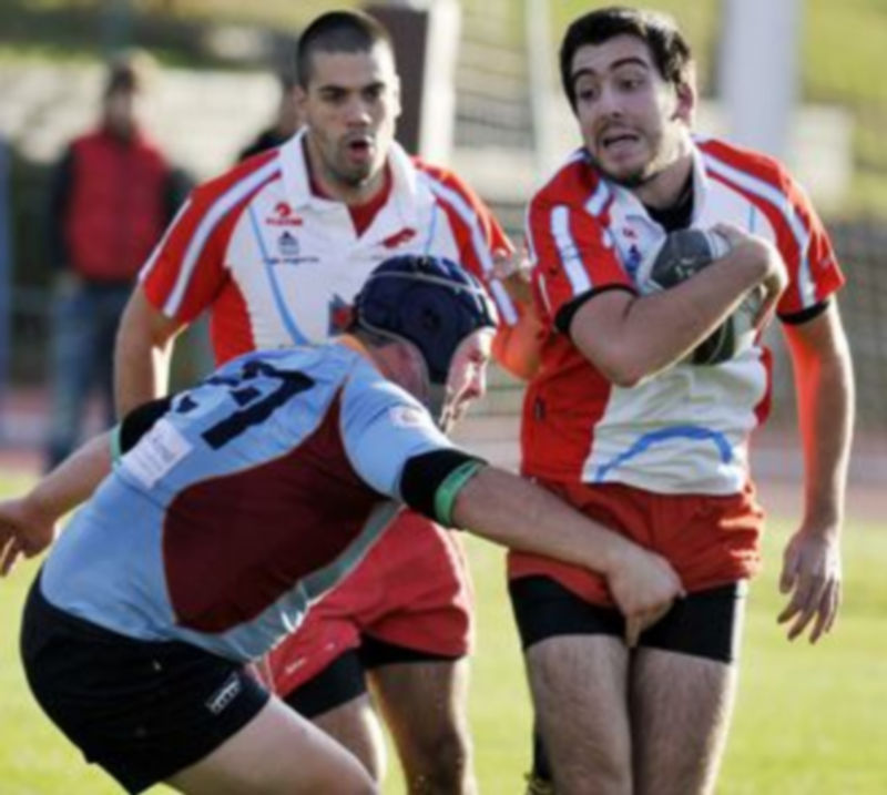 Un jugador del Azulejos Tabanera Lobos