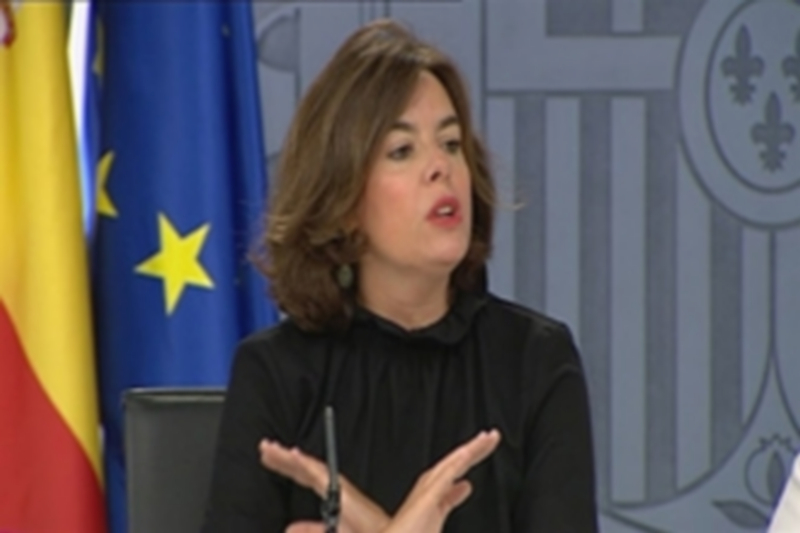 La vicepresidenta del Gobierno Soraya Sáenz de Santamaría. / Europa Press