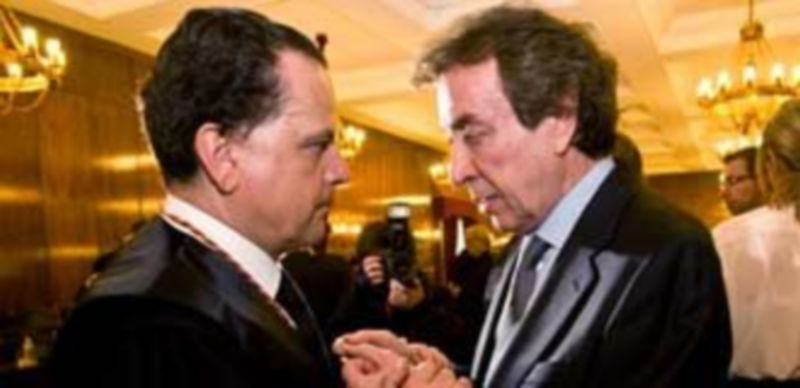 Mario Amilivia toma posesión como presidente del Consejo Consultivo de Castilla y León. Recibe felicitaciones de José Antonio de Santiago-Juárez.ICAL