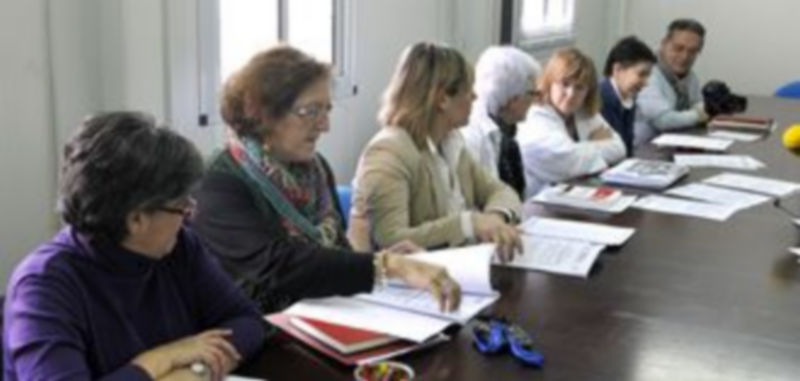 Representantes de los sindicatos del ámbito sanitario./JUAN MARRTÍN