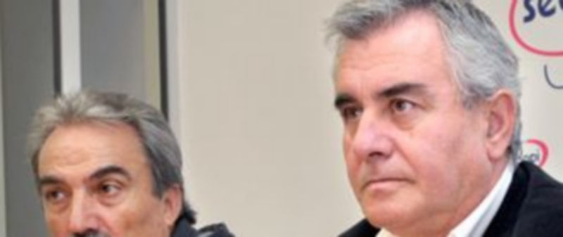 Calixto Gómez (izq.) y Fernando Correa