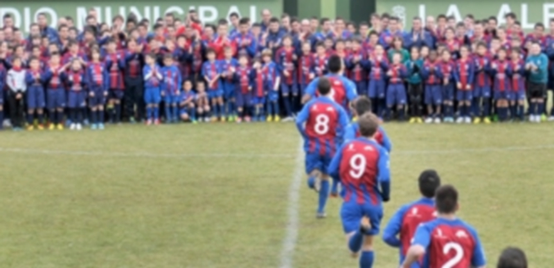 Imagen de la presentación de los equipos de cantera de la Gimnástica Segoviana. / Kamarero