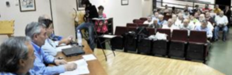 Un momento de la asamblea de la Gimnástica Segoviana