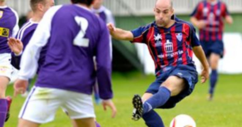 Ricardo fue uno de los destacados de la Segoviana en el partido frente al Numancia B. / Kamarero