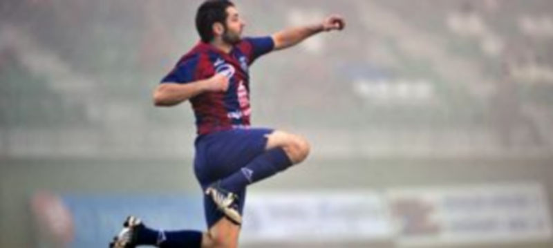 De esta manera celebró Mariano el tercer gol de la Segoviana