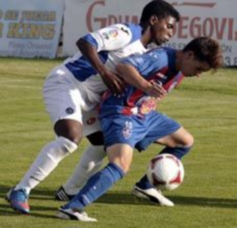 El jugador de la Gimnástica Segoviana