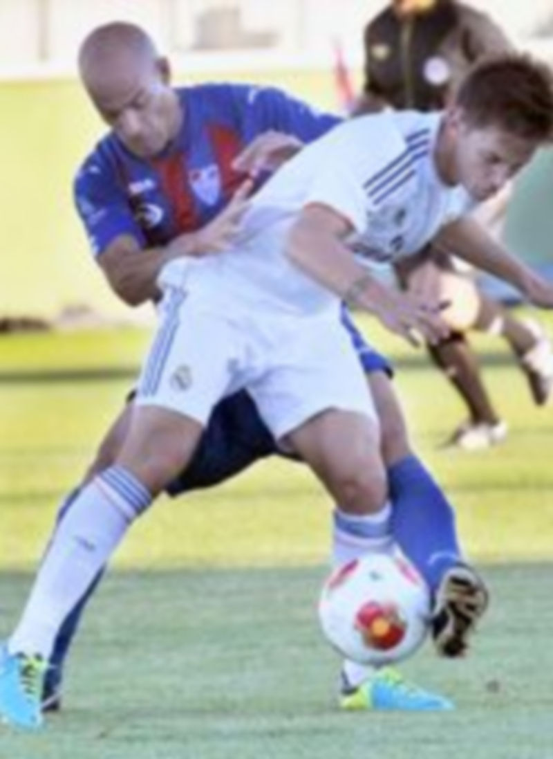 El jugador de la Gimnástica Segoviana