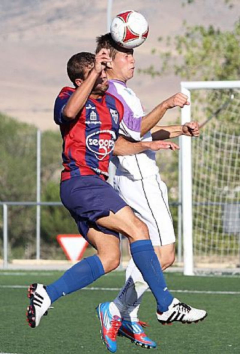 Imagen de un partido anterior de la Gimnástica Segoviana B. / Juan Martín