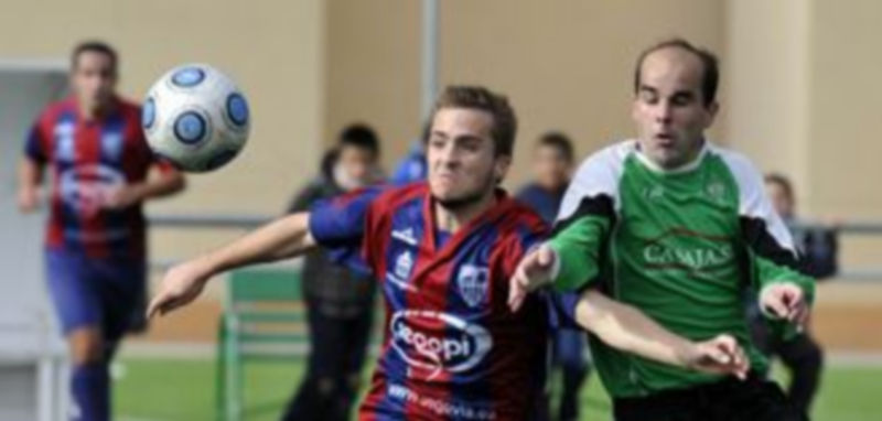 Imagen del último partido de la Gimnástica Segoviana B