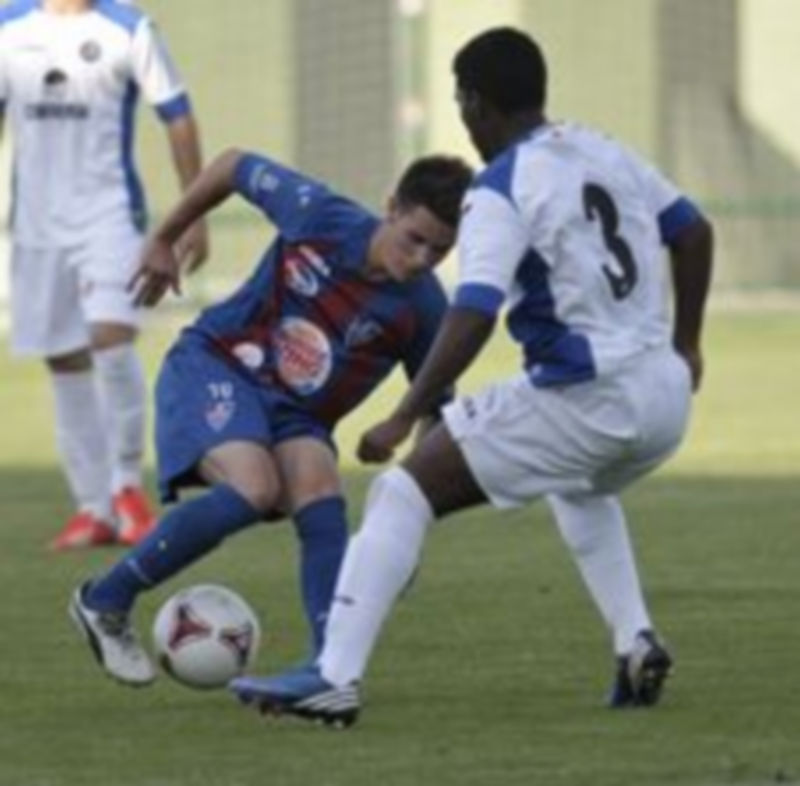 Una de las jugadas del pasado partido