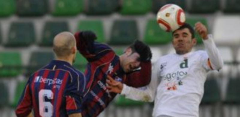 Imagen del encuentro de la primera vuelta entre la Gimnástica Segoviana y el Íscar