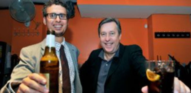 Pedro Cifuentes (izquierda) y Santiago Segurola