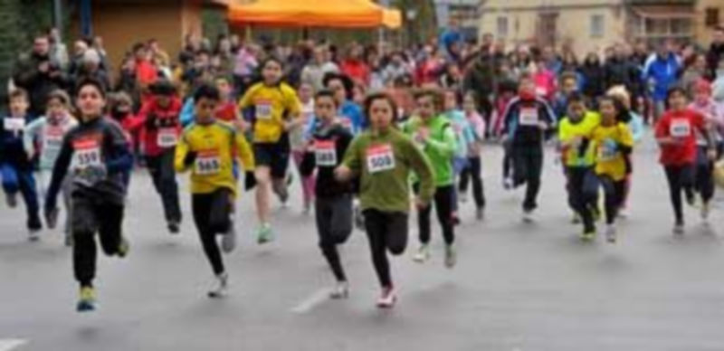 Imagen de una carrera de la San Silvestre granjeña. / KAMARERO